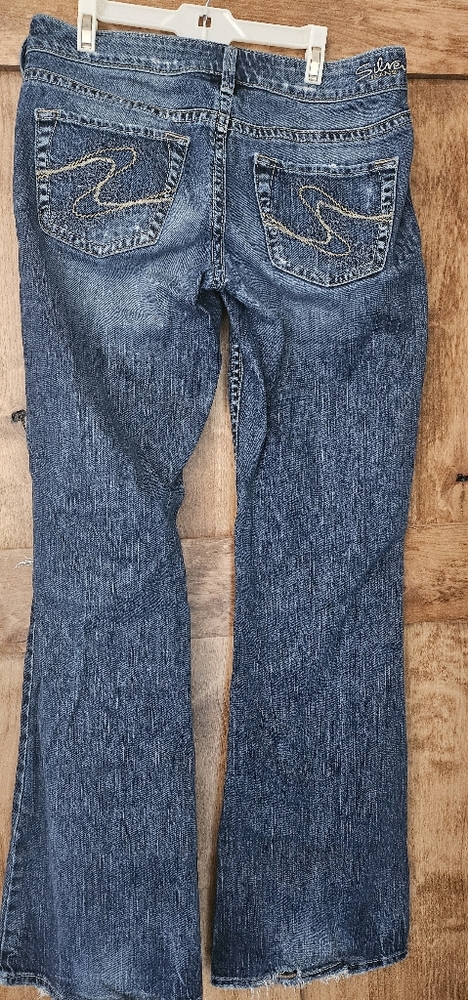 Silver jeans